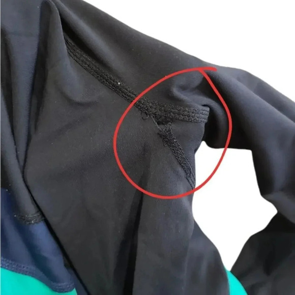 Alala Jade Color Block Bolt Tight Leggings S - Picture 5 of 6